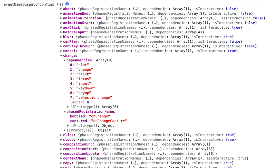 eventNameDispatchConfigs